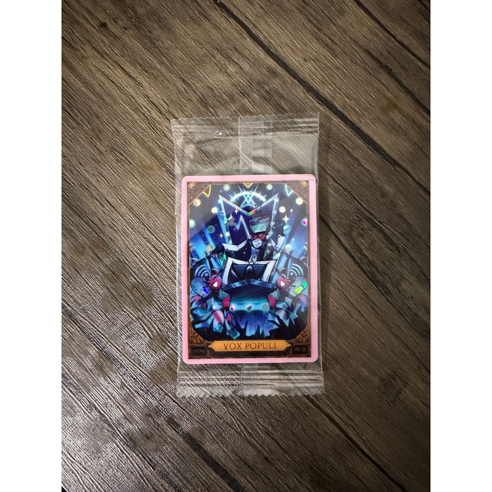 Hazbin Hotel Trading Card Vox Populi PR-21 Promo Sealed Foil Card